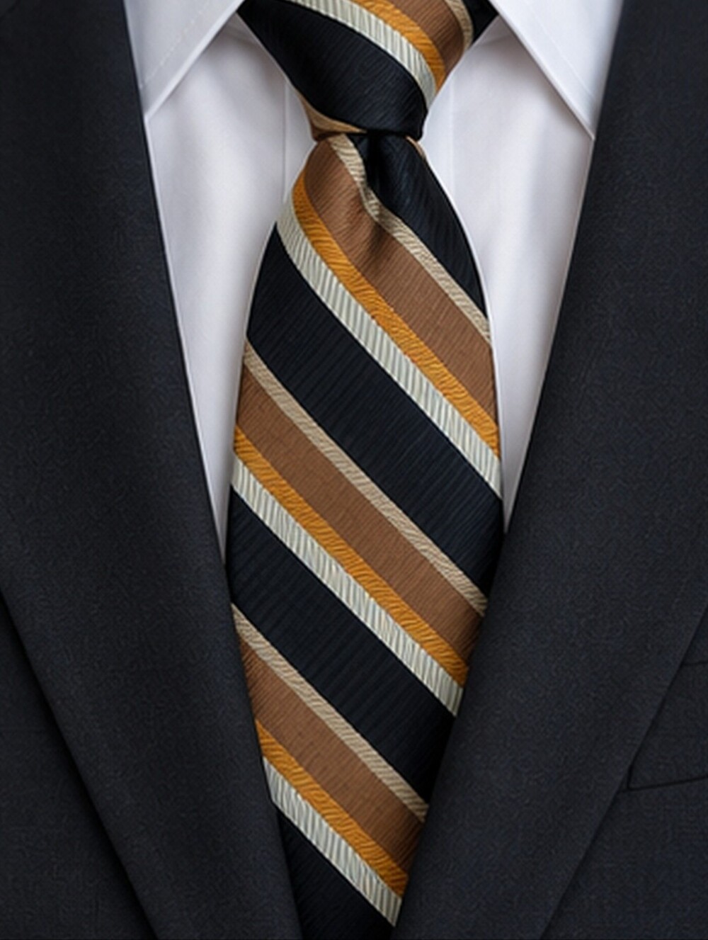 Progress 1878 Striped Tie – Made in Canada